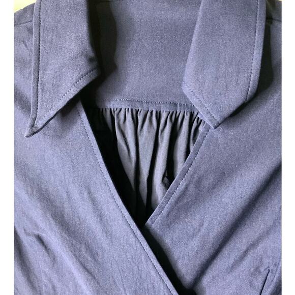 Miusol Fit & Flare Dress Womens XL 3/4 Sleeve V-Neck Stretch Casual Officewear - Picture 6 of 9